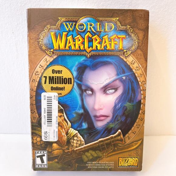 WORLD of WARCRAFT Computer Game COMPLETE and MINT Condition Window 2000/XP MAC - Picture 2 of 7